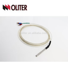 three wire pt100 pt1000 RTD sensor with npt thread standard temperature sensor